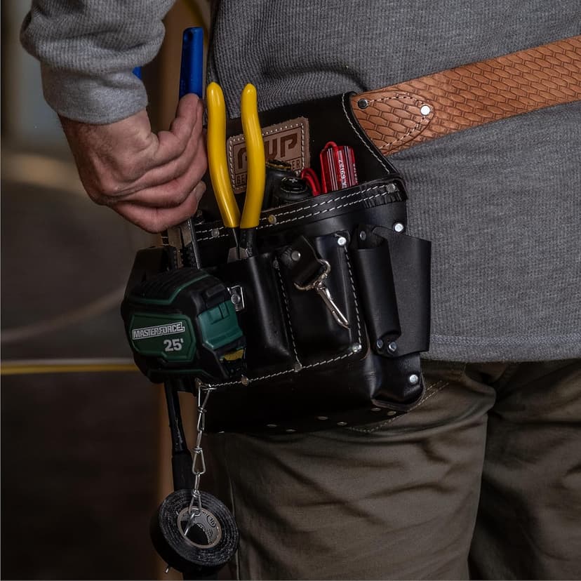 AWP Tool Pouch, Electrician Tool Pouch, Premium, Professional Multi-Pocket Organizer