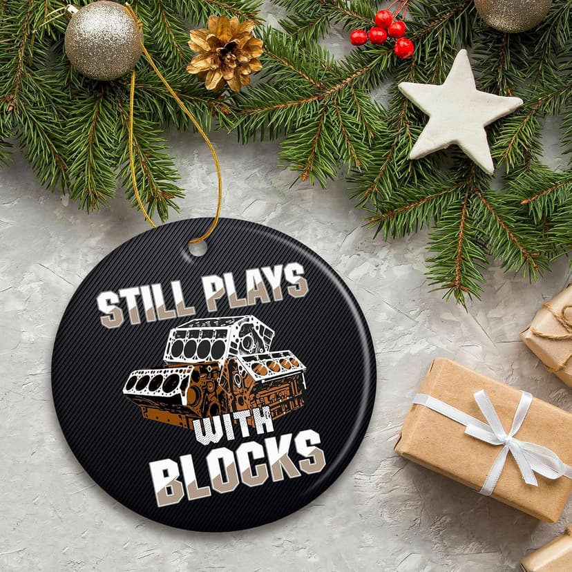 Tool Ornaments for Technicians, Funny Gag Gift Ideas for Christmas - Ceramic Xmas Tree Ornament Holiday Decor, Gift Exchange ZAGKOO Mechanic Christmas Ornament - Cool Mechanic Gifts for Men B0FR4CJKGM