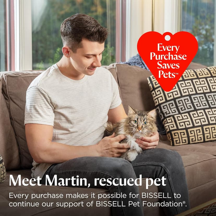 Bissell CleanView Max Tangle-Free with LED Headlights, Active Extension Wand, Tangle-Free Brush Roll, Included pet Tools, 4072L