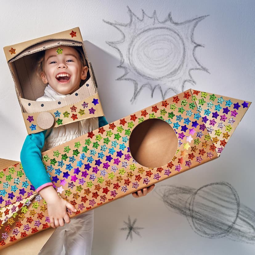 2340 Pack Holographic Star Stickers for Kids Reward，0.6“ Sparkly Small Star,Behavior Chart, School Classroom Student Teacher Supplies