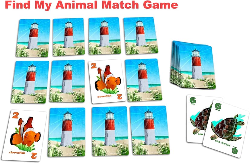 GO FISH Untamed Oceans, a Go Fish Card Game for Kids 4-8 and Up – Play Old Maid and Slap Jack with Same Deck – Easy to Learn – Family, Board Game Night and Classroom Party Fun – Great Gift Idea