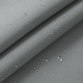 1200D Thicken Waterproof Canvas Fabric by The Yard 58" W Water-Resistant Polyester Fabric Heavy Duty Outdoor Upholstery Material for Chair Patio Cushion Furniture Cover Sewing DIY, 1 Yard Silver Grey