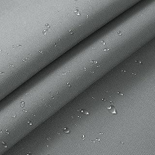 1200D Thicken Waterproof Canvas Fabric by The Yard 58" W Water-Resistant Polyester Fabric Heavy Duty Outdoor Upholstery Material for Chair Patio Cushion Furniture Cover Sewing DIY, 1 Yard Silver Grey