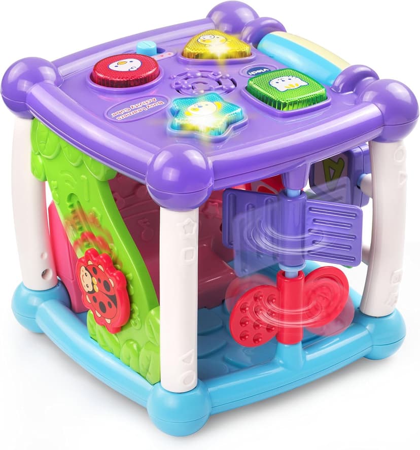 VTech Busy Learners Activity Cube, Purple B00OC5FU8Q