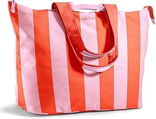 Fit & Fresh Large Beach Bag for Women - Extra Large Travel Tote With Pockets