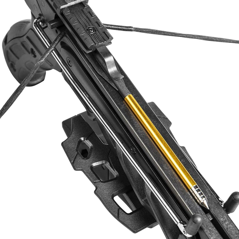 Bear X Desire XL Pistol Hunting Crossbow, Self-Cocking, Adjustable Stock up to 2.5", Compact Design, Includes 3 Premium Bolts, Dependable Accuracy