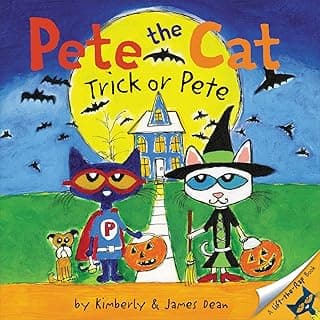 Pete the Cat: Trick or Pete: A Fun And Interactive Lift-the-Flap Halloween Adenture Featuring Everyone's Favorite Cat