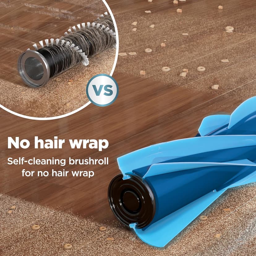 Shark Clean & Empty Cordless Stick Vacuum – Lightweight Cordless with HEPA Filter, Portable, Rechargeable, Auto-Empty System, Stick Vacuum for Pet Hair, Carpets & Hardfloor, White, BU3521