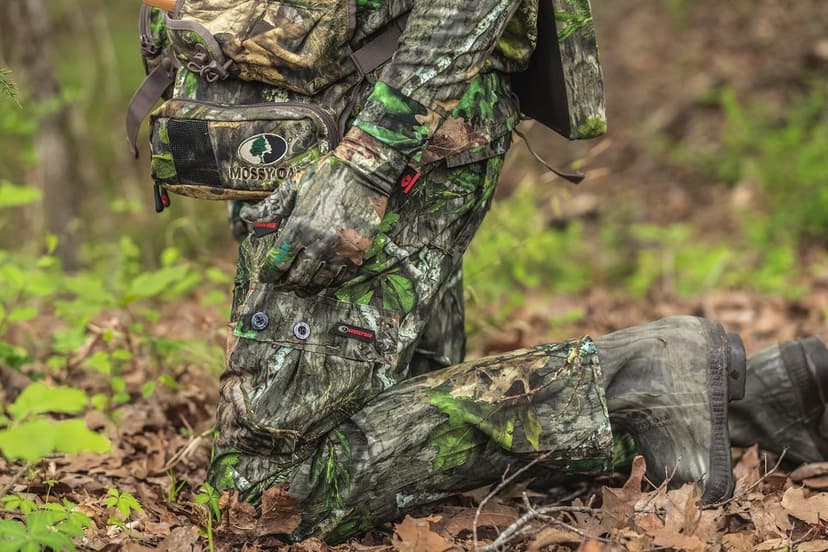 Mossy Oak Men's Men's Lightweight Camo Hunting Pants Tibbee