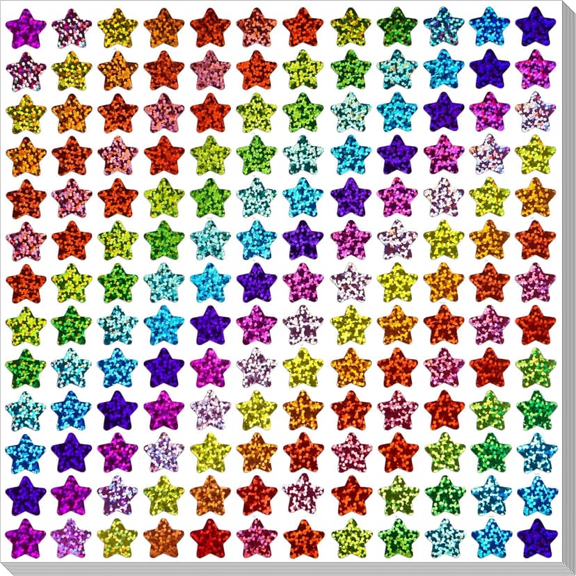 2340 Pack Holographic Star Stickers for Kids Reward，0.6“ Sparkly Small Star,Behavior Chart, School Classroom Student Teacher Supplies