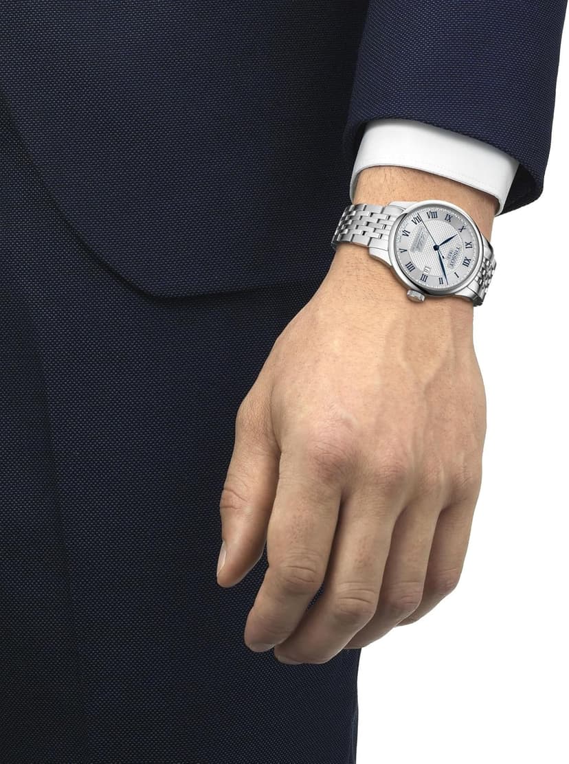 Tissot Mens Tissot Le Locle Powermatic 80 20th Anniversary 316L Stainless Steel case Automatic Watches, Grey, Stainless Steel, 19 (T0064071103303)