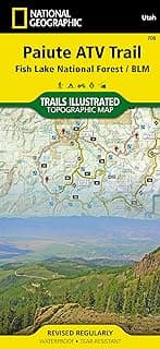 Paiute ATV Trail Map [Fish Lake National Forest, BLM] (National Geographic Trails Illustrated Map, 708)