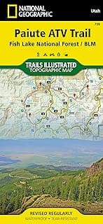 Paiute ATV Trail Map [Fish Lake National Forest, BLM] (National Geographic Trails Illustrated Map, 708)