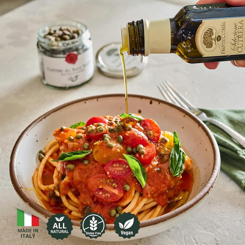 Bellina Gluten-Free Vegan Gift Basket - Italian Organic GF Pasta Gift Basket With Sun Dried Tomatoes, Basil Pesto, & Tomato Sauce - Vegetarian Gourmet Pasta for Foodies, Holidays - Imported from Italy