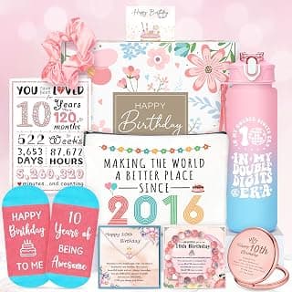 10 Year Old Girl Birthday Gift for 10 Years Old Girls Gifts Trendy Stuff Happy 10th Birthday Gifts for Girls Popular Ten Year Olds Girl Gift Ideas Cute Double Digits Decorations Presents Accessories B0FZC39TCR