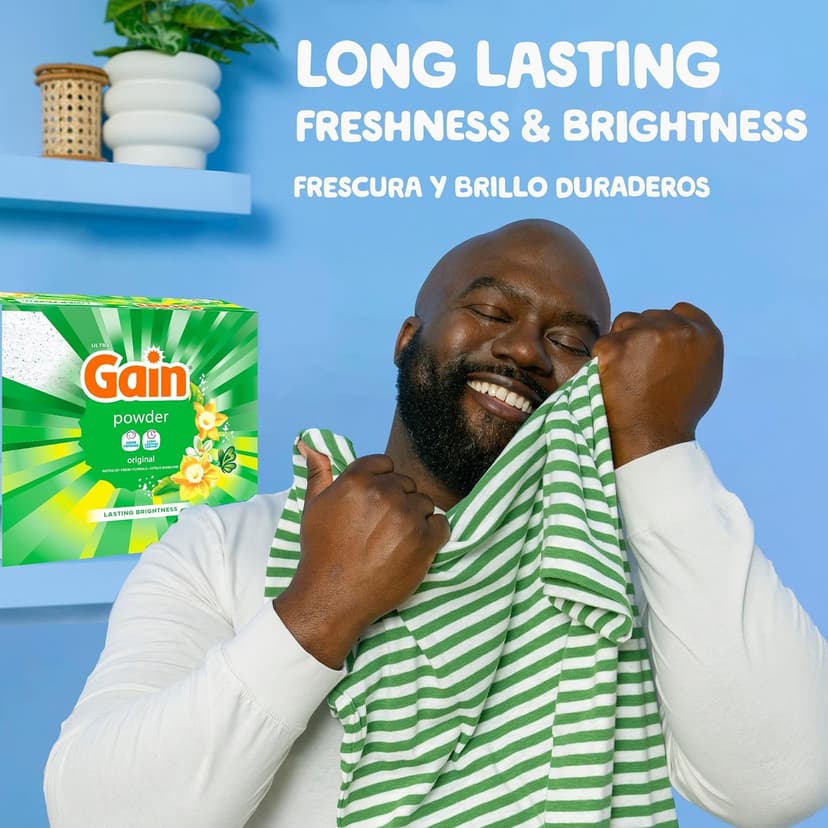 Gain Powder Laundry Detergent, Original Scent, 167 Loads, 154 OZ