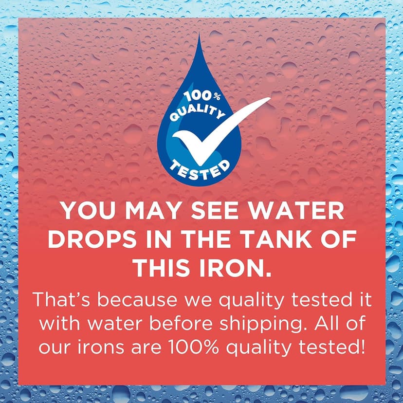 BLACK+DECKER One Step Steam Iron, EvenSteam Soleplate & Smart Steam Control with Easy-Fill Water Tank and 3-way Automatic Shutoff