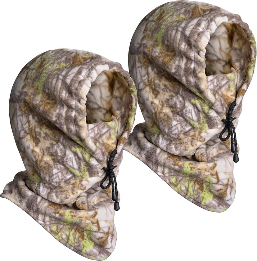 Watayo Hunting Face Mask for Cold Weather- Winter Camouflage Balaclava Face Mask- Hunting Trapper Hat Headwear for Men Women