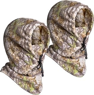 Watayo Hunting Face Mask for Cold Weather- Winter Camouflage Balaclava Face Mask- Hunting Trapper Hat Headwear for Men Women