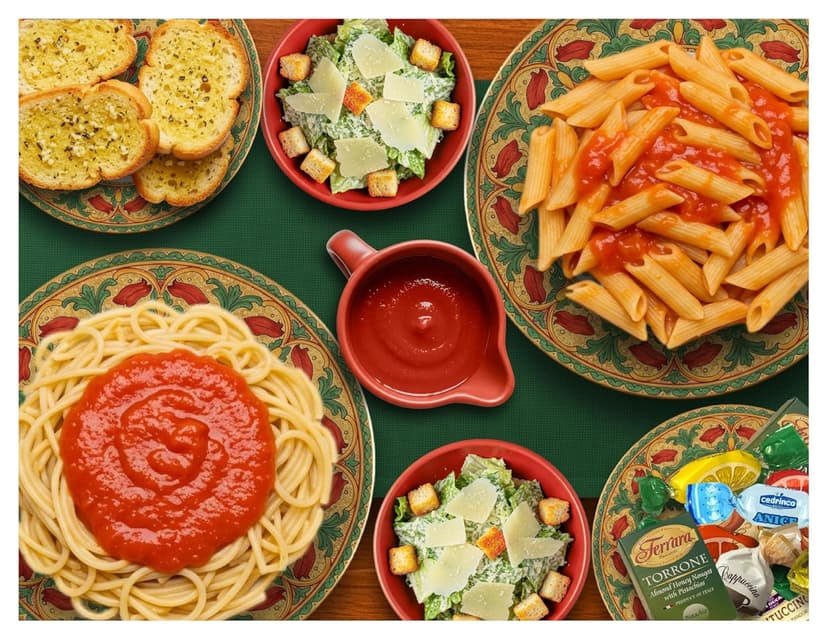 Family Style Imported Italian Gift Basket with Pasta, Sauce, Antipasto and More