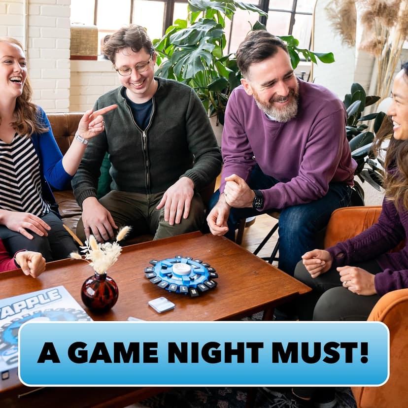 USAOPOLY The Original TAPPLE, The Fast-Paced Family Board Game,Choose a Category & Race Against The Timer to be The Last Player,Learning Word Game for Ages 8 & Up, 2-8 Players, 15-20 Minute Play Time