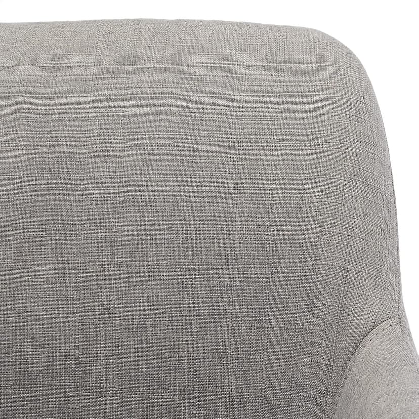 Amazon Basics Modern Home Office Desk Chair with Adjustable Height, 360 Degree Swivel, Smooth-Rolling Wheels, High-Density Foam Cushioning, Light Gray