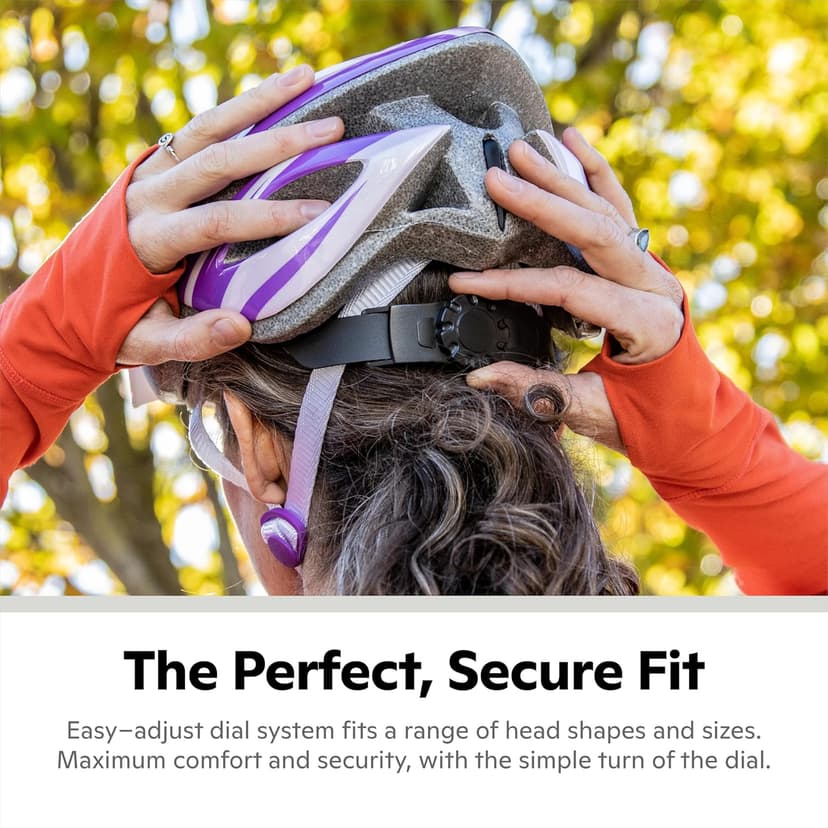 Schwinn Thrasher Helmet for Adults, Size 58-62 cm for Riders Ages 14+, Microshell, Adjustable Dial & Straps, Interior Padding, Air Vents, Lighted or Unlit, Visor, Adult Bike Helmet