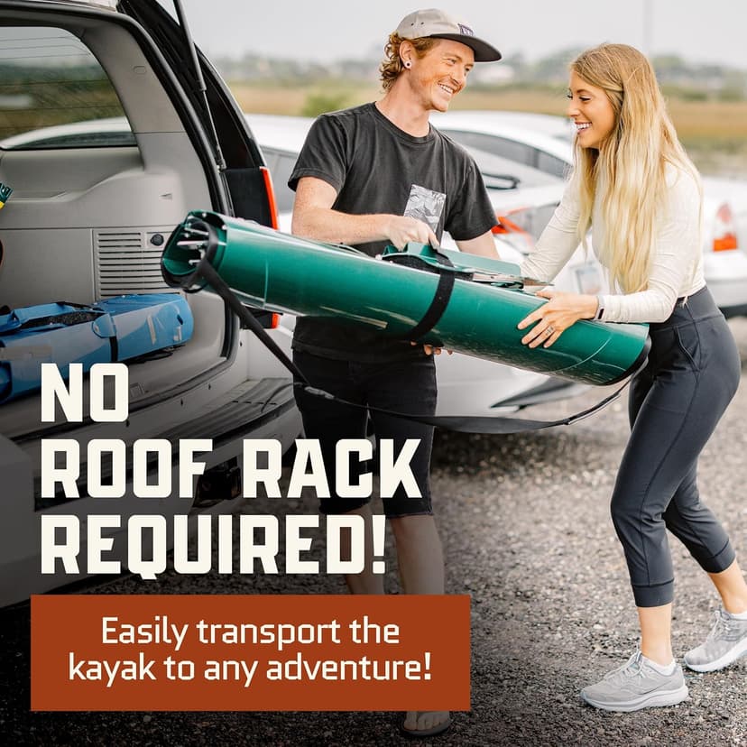 Tucktec 8' Jr. Foldable Kayak - 225 lb. Capacity - Made in USA