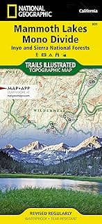Mammoth Lakes, Mono Divide Map [Inyo and Sierra National Forests] (National Geographic Trails Illustrated Map, 809)