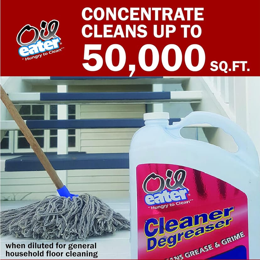 Oil Eater Original 1 Gallon Cleaner, Degreaser - Dissolve Grease Oil and Heavy-Duty Stains – Professional Strength