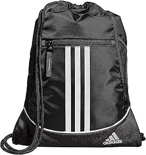 adidas Alliance Sackpack – Drawstring Backpack for Sports, Small Gym Bag