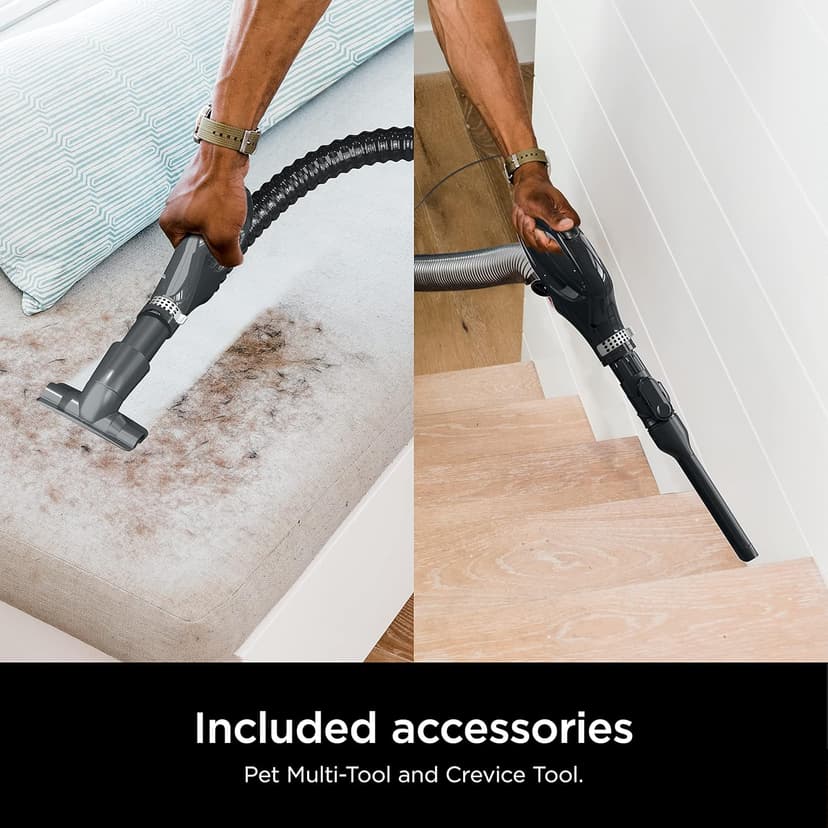 Shark ZU102 Rotator Pet Upright Vacuum with PowerFins HairPro & Odor Neutralizer Technology, Charcoal, 2.9 L Dust Cup