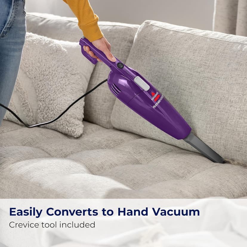 Bissell 20334 Featherweight Stick Vacuum Lightweight Bagless Vacuum, Purple