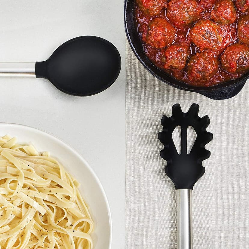 Kitchen Utensil Set-Silicone Cooking Utensils-33 Kitchen Gadgets & Spoons for Nonstick Cookware-Silicone and Stainless Steel Spatula Set-Best Kitchen Tools, Useful Pots and Pans Accessories B089FBYT3W