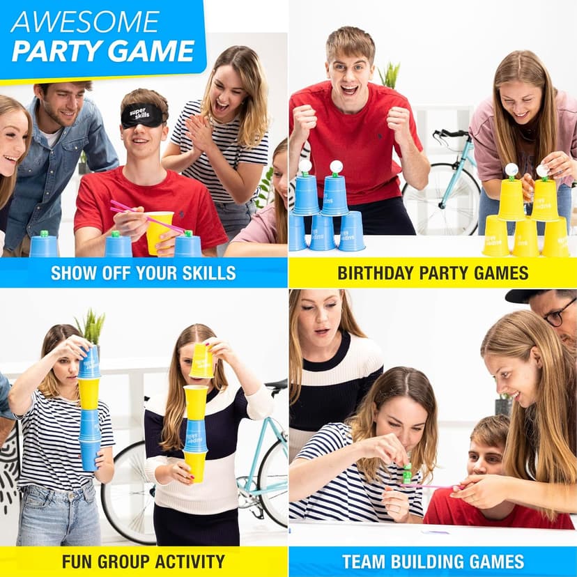 Super Skills - Action Game for Competitive People - Beat Your Friends at 120 Challenges - Fun Group Activity for Family Night or Party with Kids, Teen