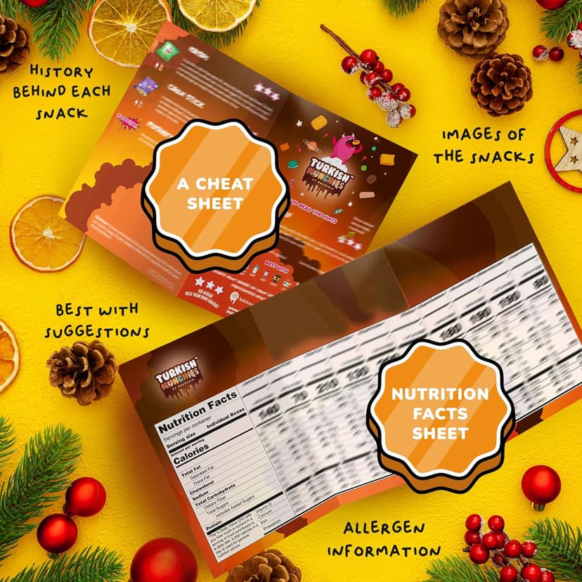 Midi International Snack Box | Premium Exotic Foreign Snacks | Unique Snack Food Gifts Included | Try Extraordinary Turkish Snacks | Candies from Around the World | 12 Full-Size + 1 Bonus