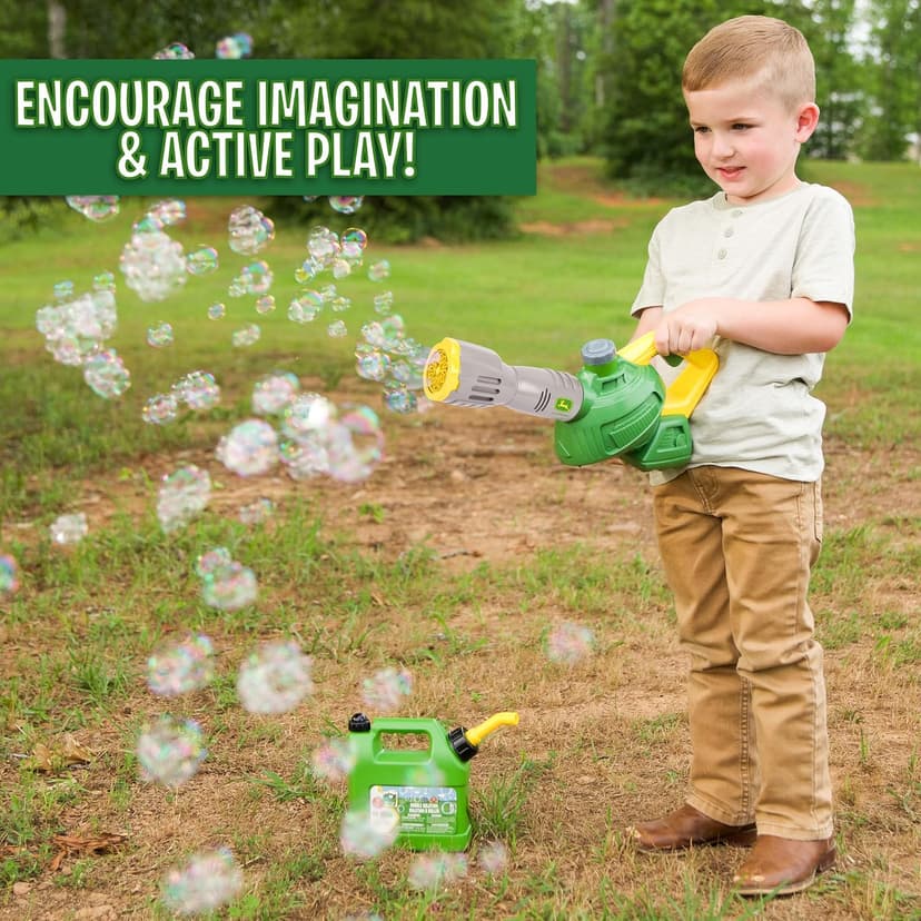 John Deere Bubble Leaf Blower - 24 oz Refill, Bubble Machine - Ages 3+ B0CQTNXSWZ