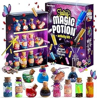 Dan&Darci Fairy Magic Potion Kit for Kids - Gifts for Girls - 6 7 8 9 10 Year Old Girl Gift - Christmas Ideas - Toys 8-10 7-8 - Arts and Crafts for Kid Ages 6-8 Years - Magical Workshop Craft Kits