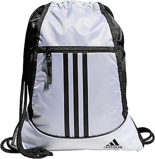 adidas Alliance Sackpack – Drawstring Backpack for Sports, Small Gym Bag