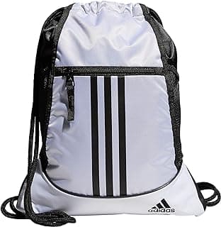 adidas Alliance Sackpack – Drawstring Backpack for Sports, Small Gym Bag