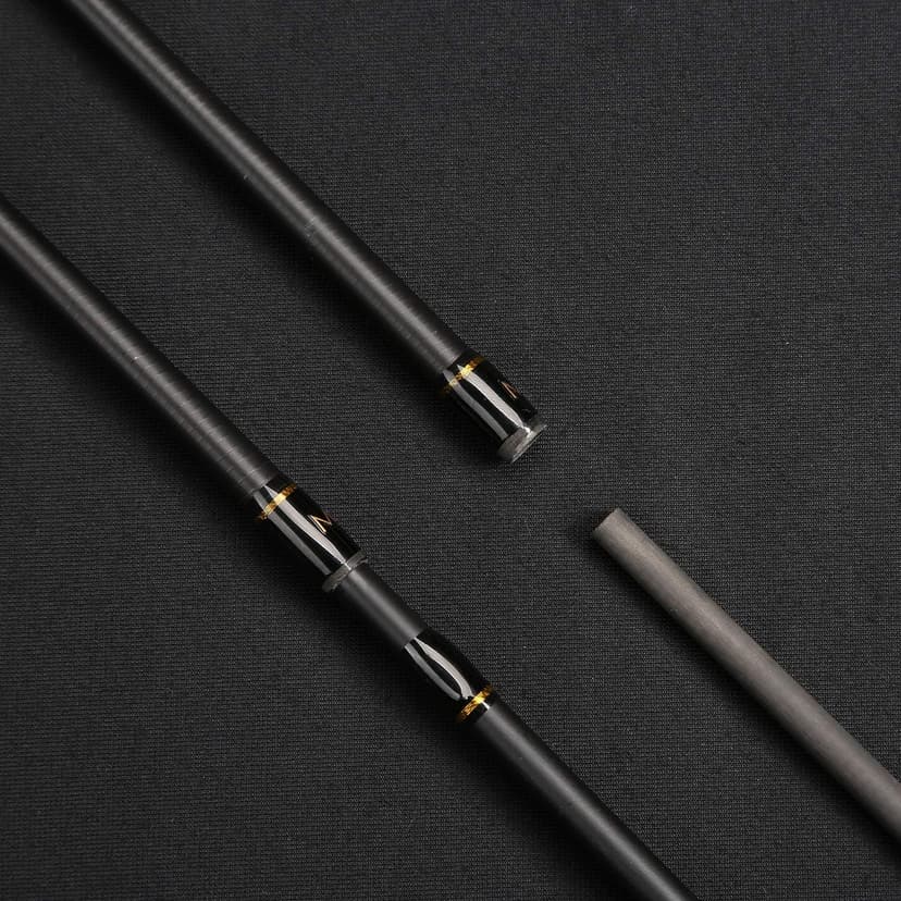 E Series - Camo Legend 2-Piece 7-Feet Casting Rod 24 Ton Carbon Fiber Baitcasting with 2 Tips - Medium and Medium Heavy Portable Bass Fishing Rod Baitcaster