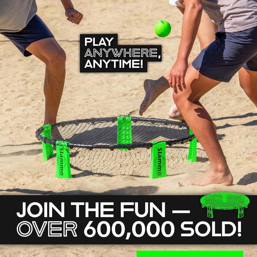 GoSports Slammo Outdoor Game Set - Perfect Holiday Gift For Teens, Kids and Family (Includes 3 Balls, Carrying Case and Rules)