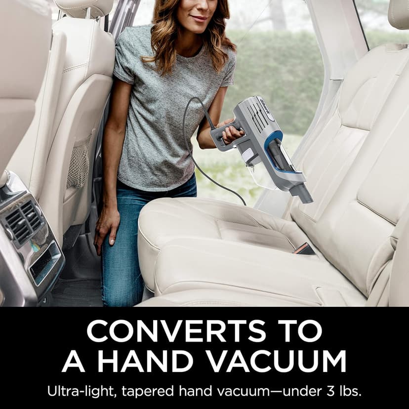 Shark Corded Stick Vacuum Cleaner | Vertex Ultralight | Removable Handheld Vacuum | Pet Hair Vacuum for Carpet and Hard Floor | Powerful Suction | No Hair Wrap | 3 Attachments Included | HZ2002