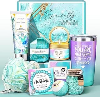 Birthday Gifts for Women, Gifts for Women, Mom, Wife, Girlfriend, Sister, Friends, Her, Relaxing Spa Gifts Basket Self Care Gifts, Christmas, Valentine's Day, Mother's Day Gifts