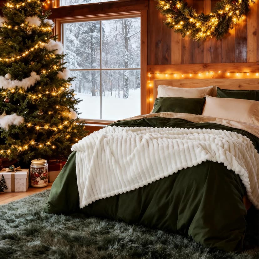 Bedsure GentleSoft White Throw Blanket for Couch - Cozy Blanket for Women, Cute Fleece Throws for Girls, Teacher Gifts Birthday Gifts for Women Men Mom, Room Home Dorm Decor, Off White, 50x60 Inches