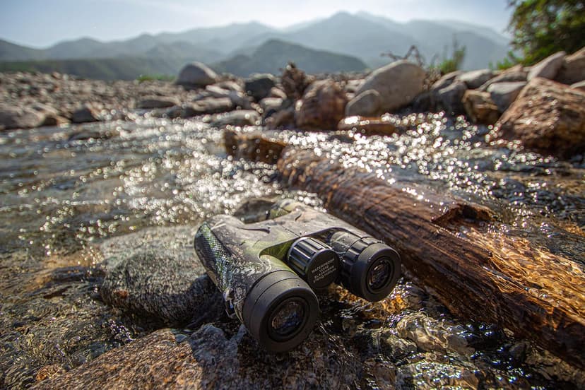 Barska Blackhawk 42mm Binoculars – Waterproof Fogproof, BAK-4 Prism, Multi-Coated Optics, Rugged Rubber Armor, for Hunting, Bird Watching & Outdoor Use