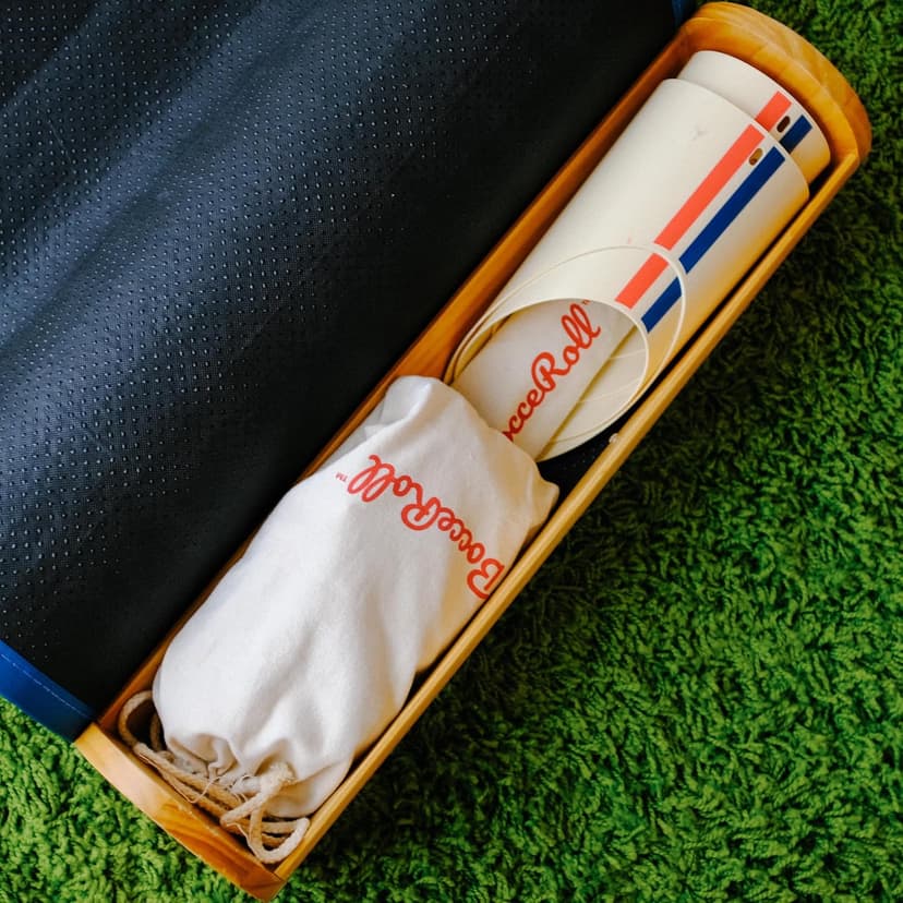 Yard Game – Modern Bocce Ball Set with Ramp & Targets | Portable BocceRoll Lawn Game for Backyard & Beach | Premium Wooden Bocce Game for Family & Party Play