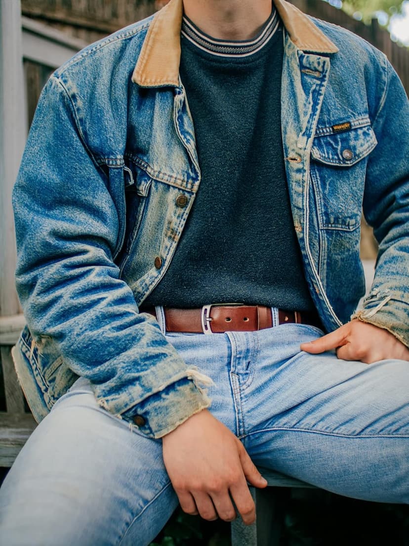 KEECOW Men's 100% Italian Cow Leather Belt Men With Anti-Scratch Buckle,Packed in a Box