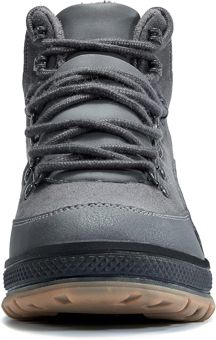 Wondamo Men's Snow Boots Lightweight Waterproof Winter Boots Fur Lined Anti-slip Cold Weather Shoes