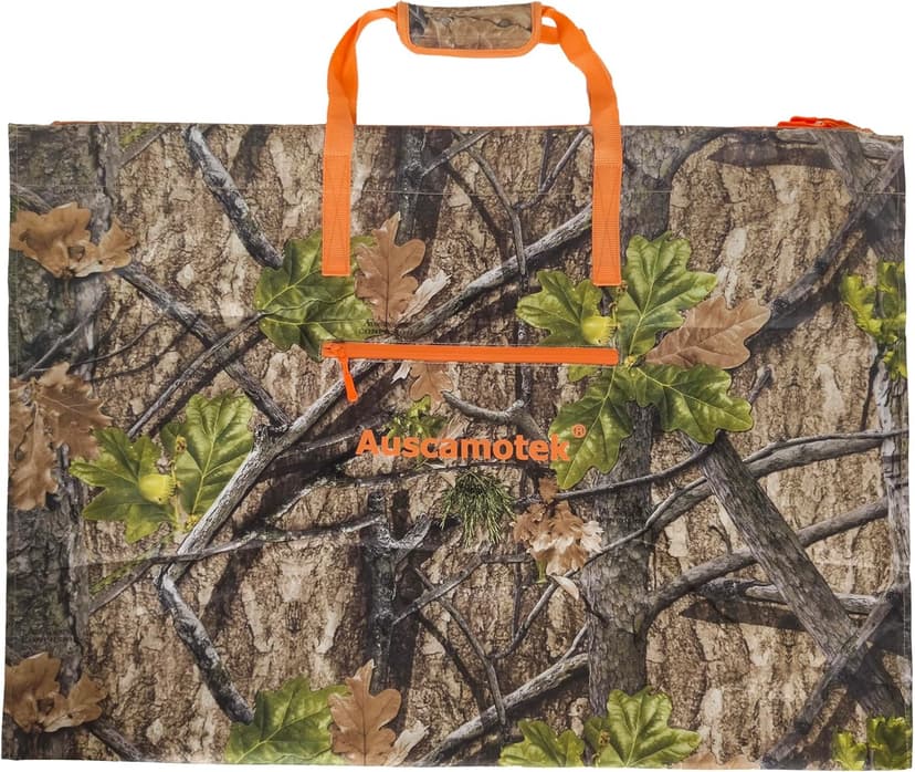 Auscamotek Scent Control Bags 2-Pack for Hunting Gear – 33"x28" Water-Resistant Camo Storage Bags for Clothing, Boots & Accessories –Turkey Woods Patterns